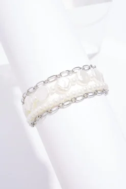 Pearl Chain Toggle Bracelet