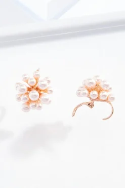 Pearl Cluster Earrings