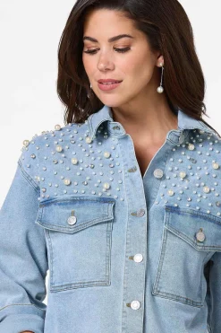 Pearl Denim Shacket