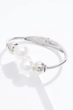 Pearl Hinge Cuff Bracelet