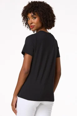 Pearl Rhinestone Tee