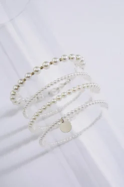 Pearl Stretch Bracelet Set