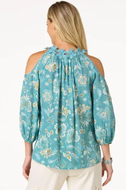 Petal Cold Shoulder Top