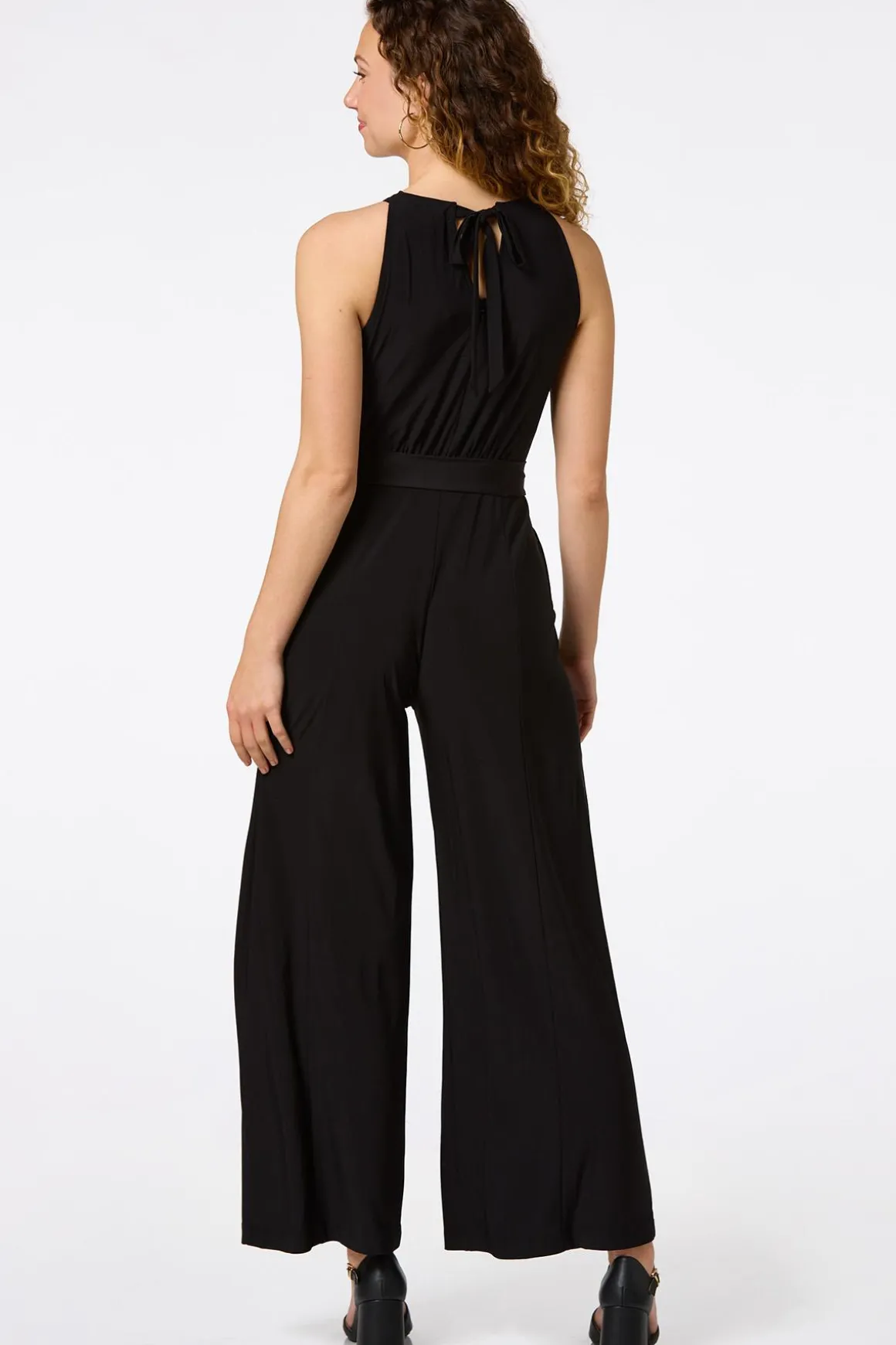 Petite Cleo Tie Waist Jumpsuit
