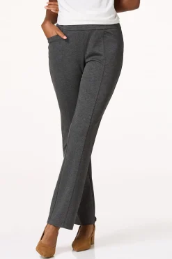 Petite Ponte Straight Leg Pants
