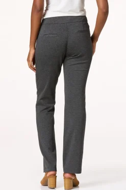 Petite Ponte Straight Leg Pants