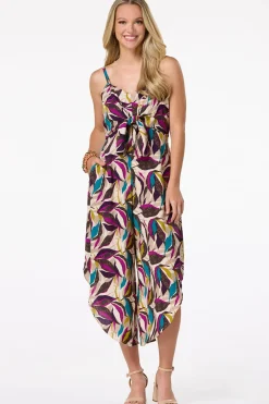 Petite Tie Front Genie Jumpsuit
