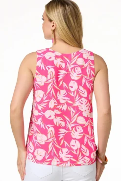 Pink Palm Tank