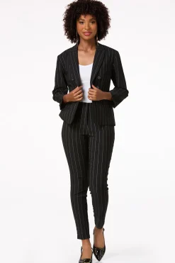Pinstripe Blazer