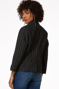 Pinstripe Blazer