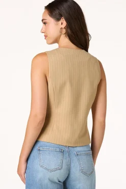 Pinstripe Vest
