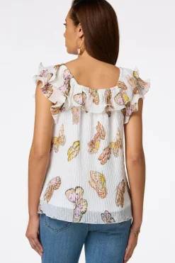 Pleated Butterfly Top