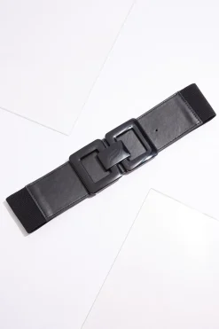 Plus Size Double Square Buckle Belt