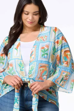 Plus Size Parrots In Paradise Kimono
