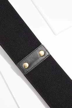 Plus Size Studded Stretch Belt