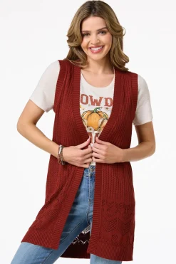 Pointelle Sweater Vest