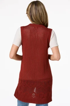 Pointelle Sweater Vest