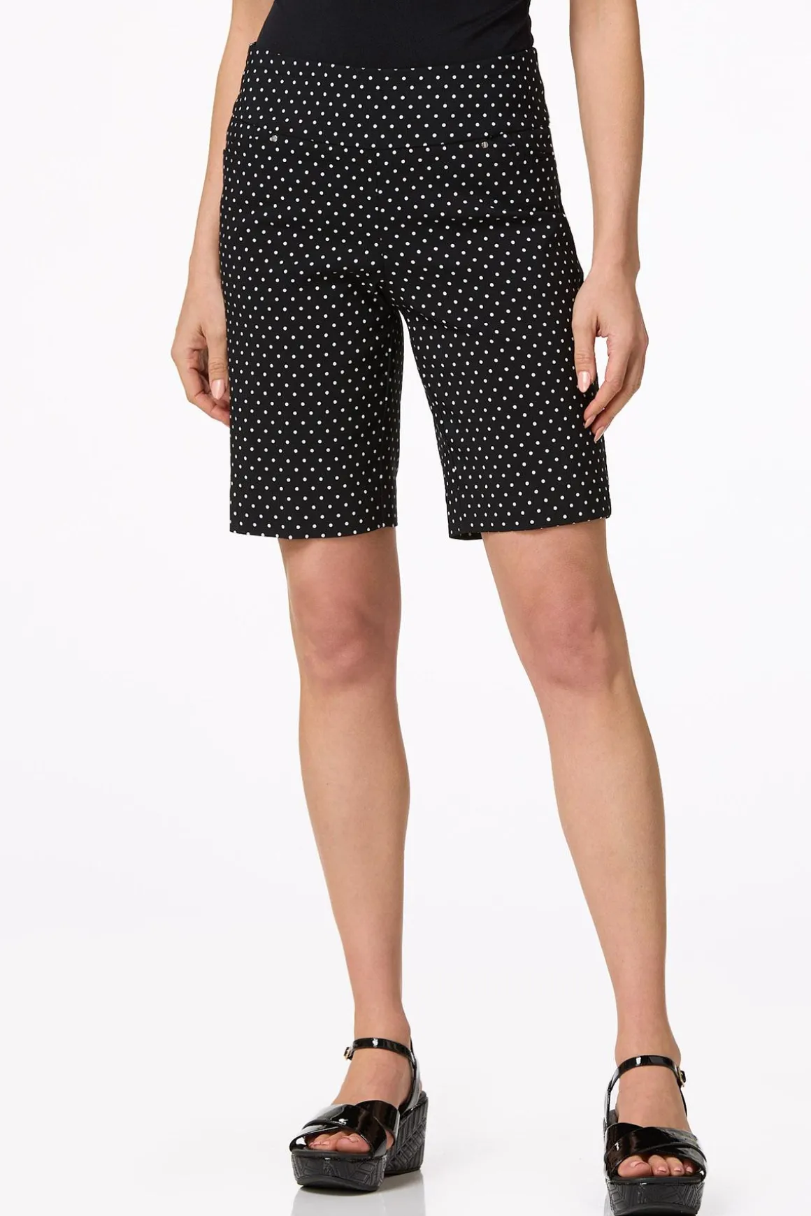 Polka Dot Bermuda Shorts