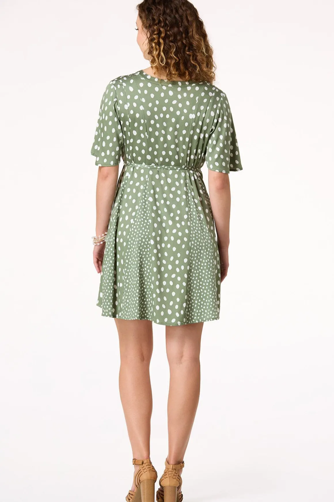 Polka Dot Shirt Dress