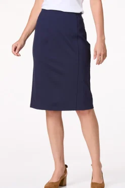 Ponte Pull- On Pencil Skirt