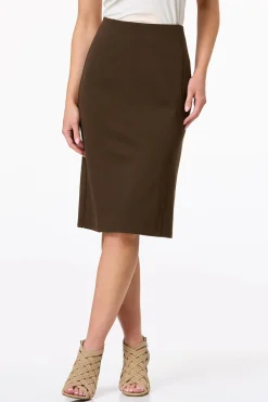 Ponte Pull- On Pencil Skirt