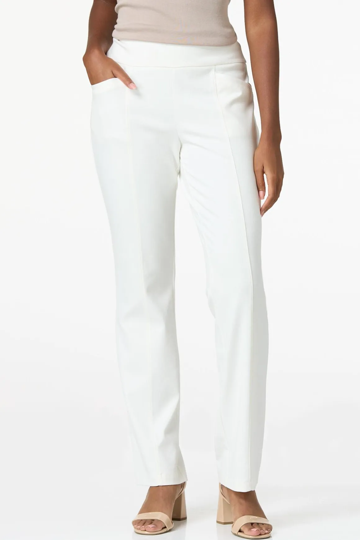 Ponte Straight Leg Pants