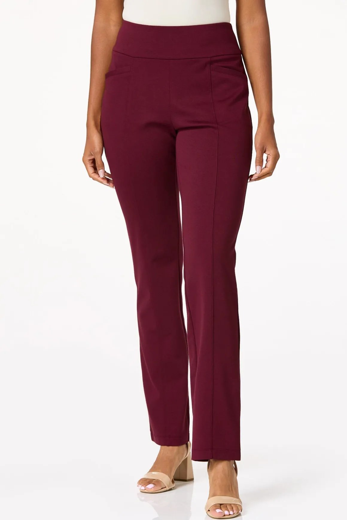 Ponte Straight Leg Pants