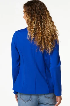 Printed Cuff Ponte Blazer
