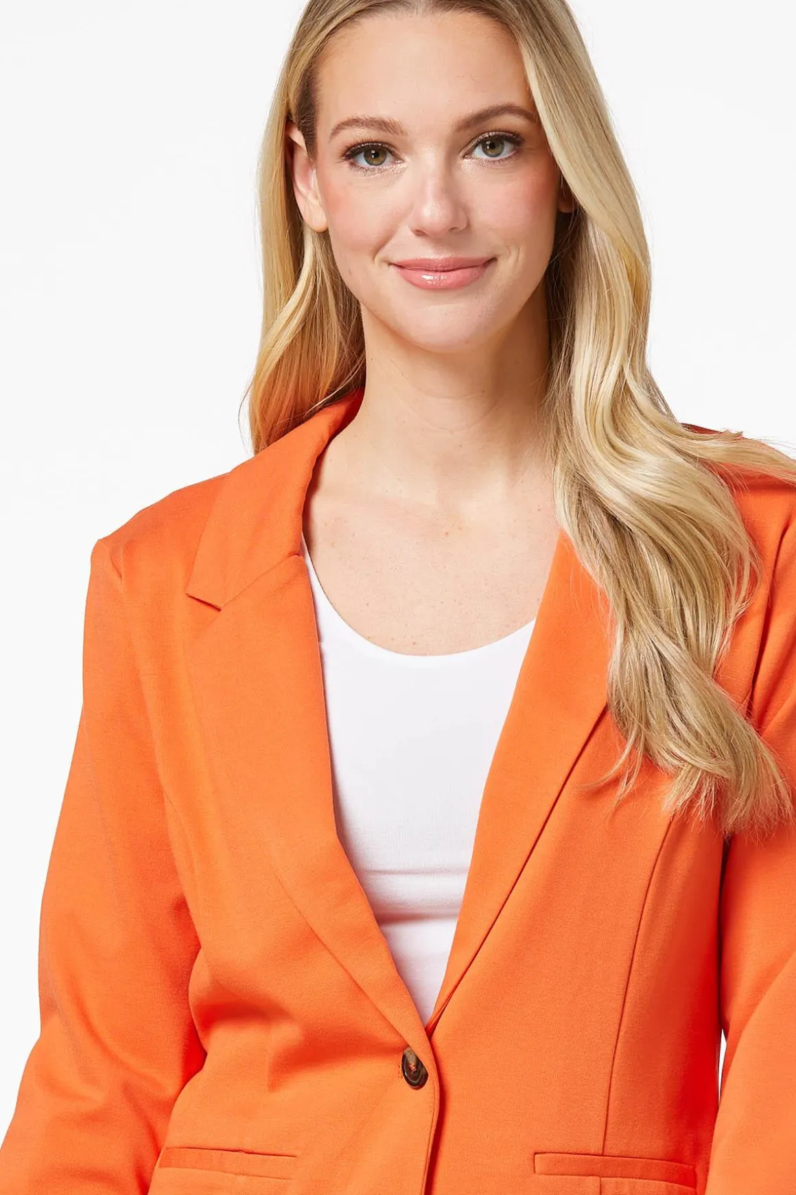 Printed Cuff Ponte Blazer