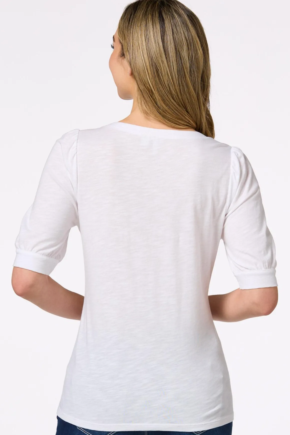 Puff Sleeve Henley