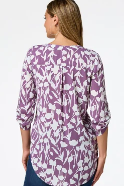Purple Floral Tunic