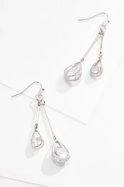 Rhinestone Dangle Earrings