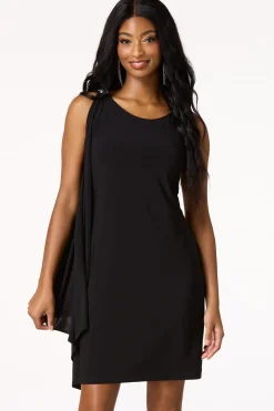 Rhinestone Shoulder Swing Dress
