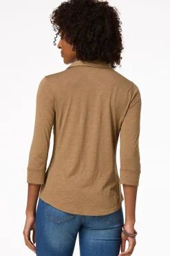 Ribbed Inset Shirt