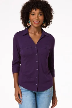 Ribbed Inset Shirt