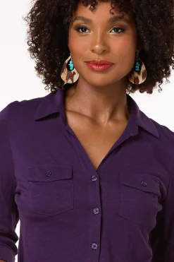 Ribbed Inset Shirt