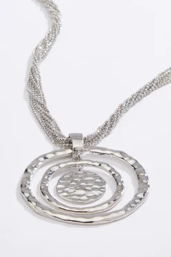 Ring Multi Chain Pendant Necklace