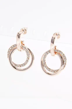 Rose Gold Linked Earrings