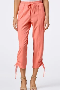 Ruched Drawstring Cargo Pants