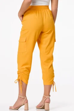 Ruched Drawstring Cargo Pants