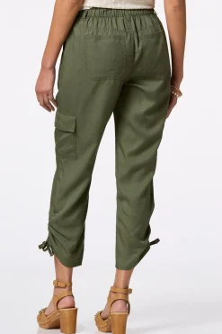 Ruched Hem Cargo Pants