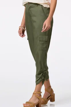 Ruched Hem Cargo Pants