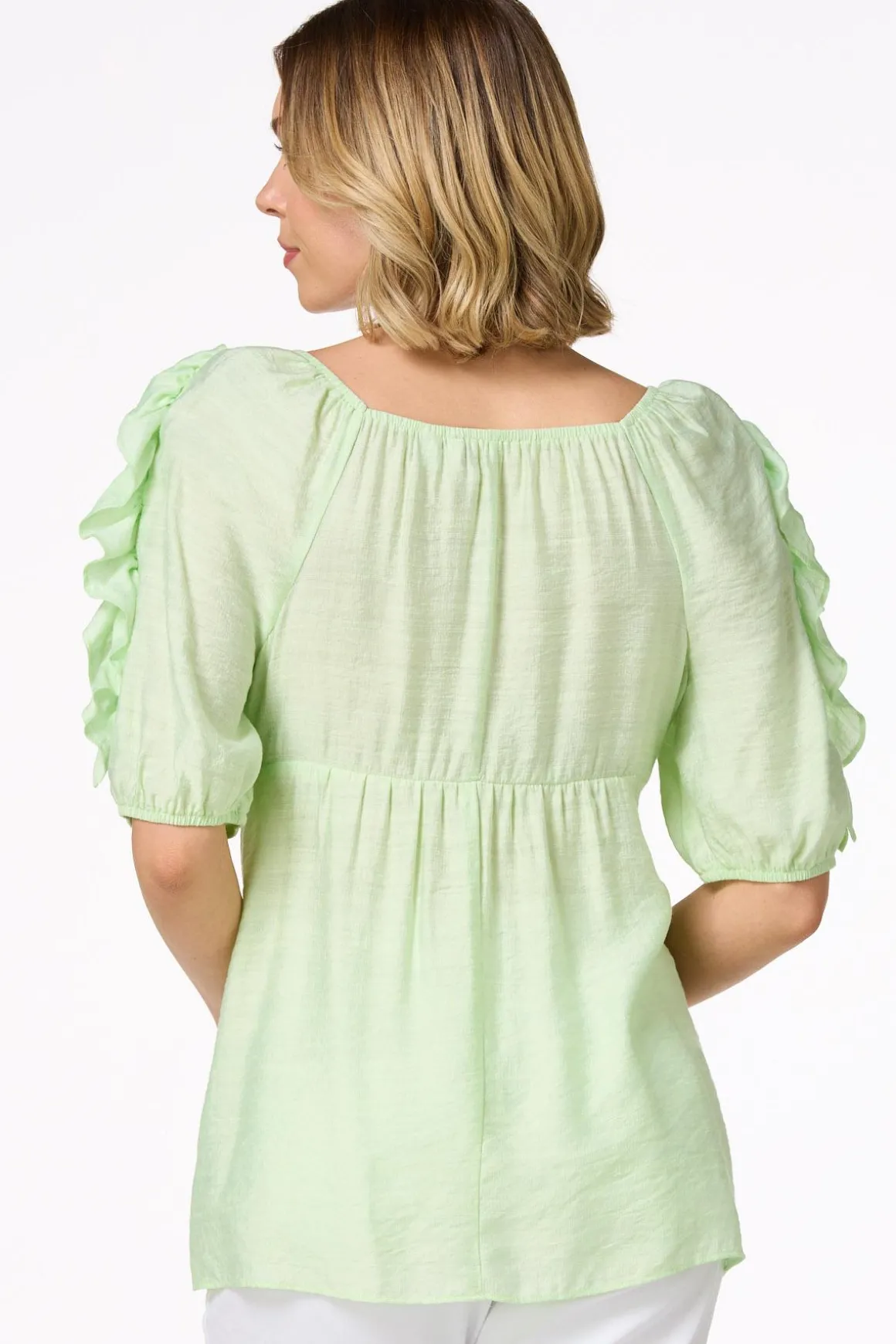 Ruffled Babydoll Top