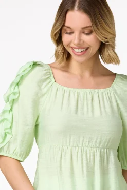 Ruffled Babydoll Top