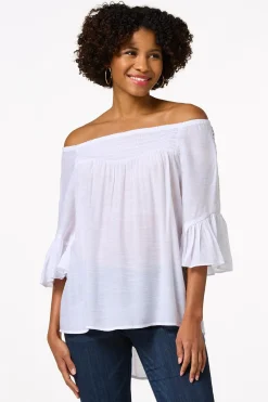 Ruffled Bell Sleeve Top
