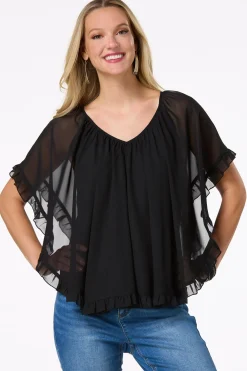 Ruffled Capelet