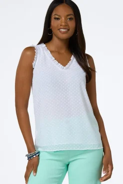 Ruffled Clip Dot Tank