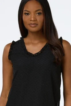 Ruffled Clip Dot Tank