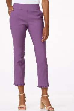 Ruffled Tulip Hem Pants