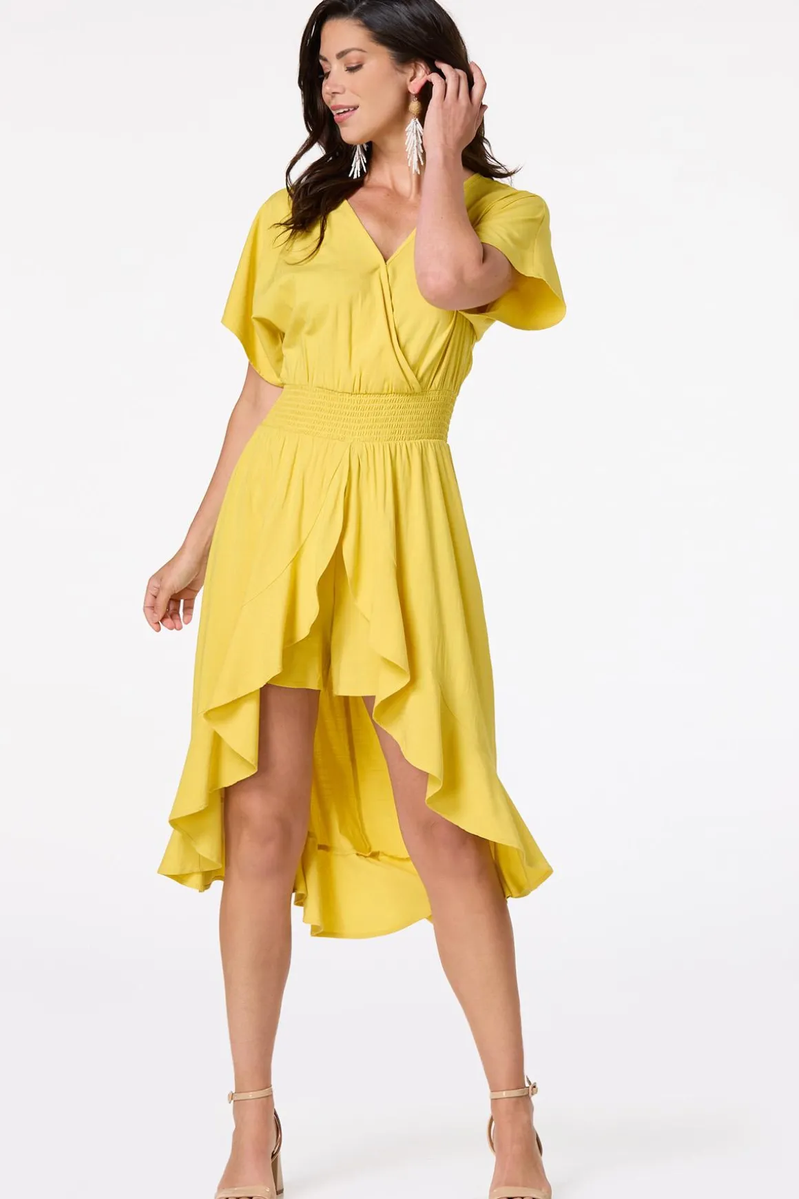 Ruffled Walk Thru Romper